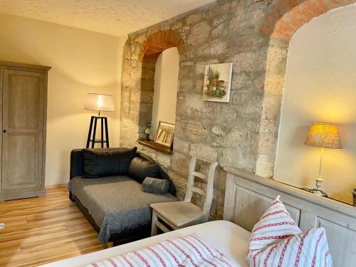 Zona d'estar a Land & Leben Pension