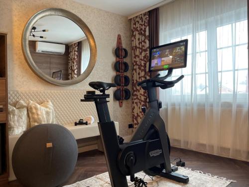 Salle ou équipements de sports de l'établissement BLOCK Hotel & Living
