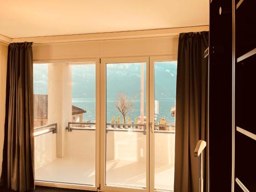 Koupelna v ubytování Seehotel Riviera at Lake Lucerne