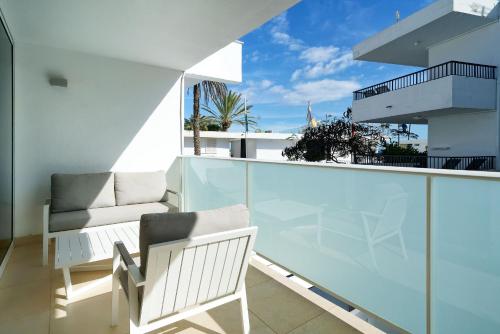 Balkón nebo terasa v ubytování Maspalomas Beach Point
