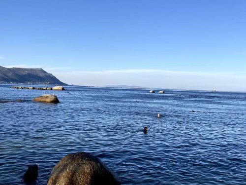 a large body of water with rocks in it at Restore your Soul, Boulders Beach, Seaforth, Simon's Town in Simonʼs Town