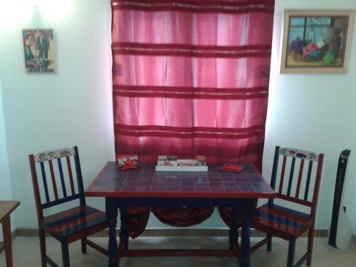 Χώρος καθιστικού στο B&B Le Clos des Cigales