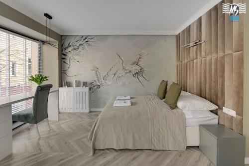 En eller flere senge i et værelse på MS Apartments Rest 2.0