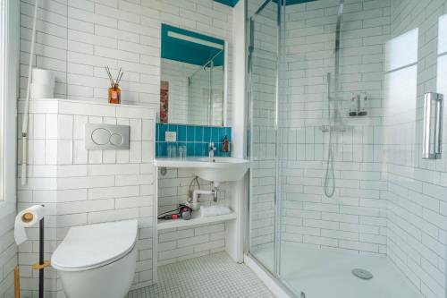 Koupelna v ubytování Ama Hôtel
