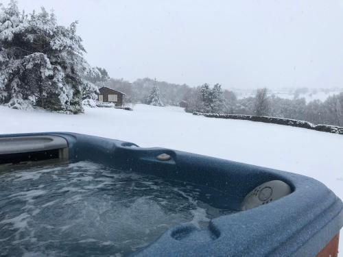 Faweather Grange durante l'inverno