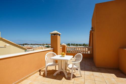 Balkón nebo terasa v ubytování La Casa Amarilla - Mirador Lobos Golf