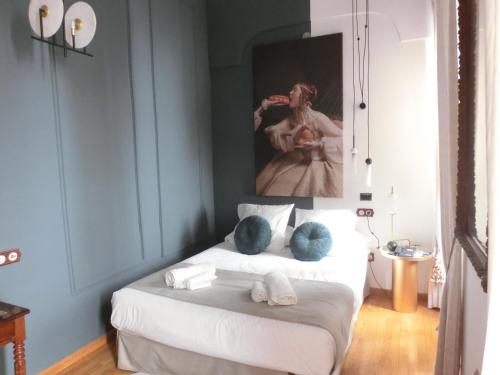 Postel nebo postele na pokoji v ubytování Les Monges Palace Boutique