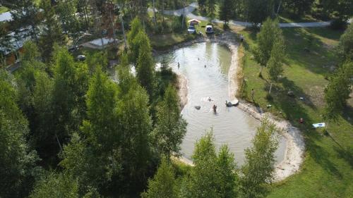 Naturlandschaft in der Nähe des Ferienhauses