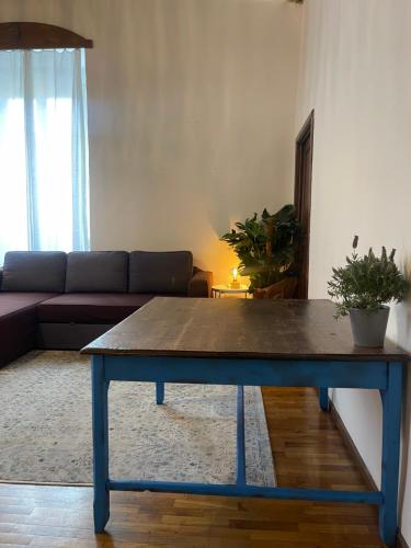 A seating area at Rome’s Suite Navona