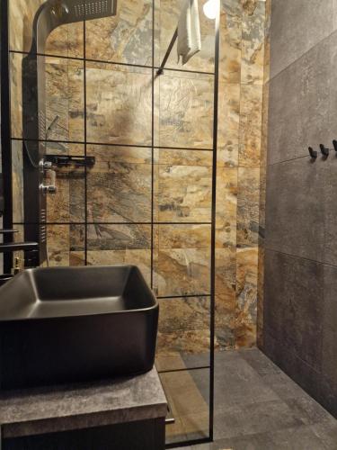 Koupelna v ubytování Amko Style Apartamenty Rustica 31 Willa Nord