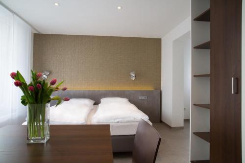 Posteľ alebo postele v izbe v ubytovaní Apartmenthaus Renz
