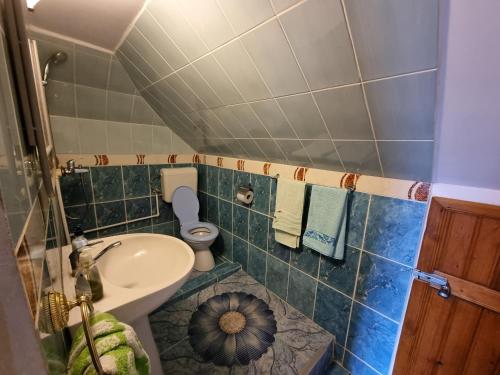 Bilik mandi di Pensiunea Paradis