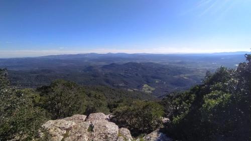 a view from the top of a mountain at Casa Giovanna in Venturina Terme