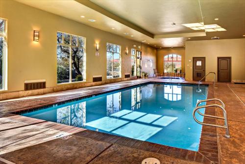 a swimming pool in a house with a large room at B11-Red Cliff Suite-Second Floor 3-bedroom Sunset view in Washington
