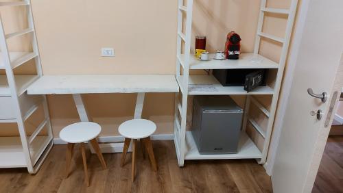 Kuchyň nebo kuchyňský kout v ubytování Dépendance du Glam Resort