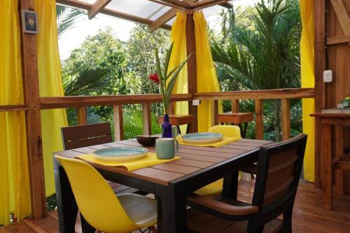 Balkón nebo terasa v ubytování La Chascona