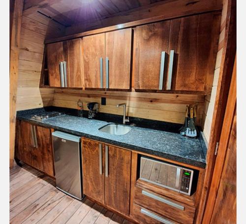 Kuchyň nebo kuchyňský kout v ubytování Hotel Sierra Tigre