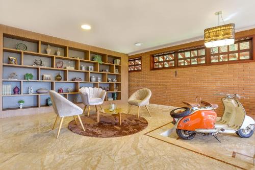 Ruang duduk di Villa Boréal Hostellerie Pousada Boutique