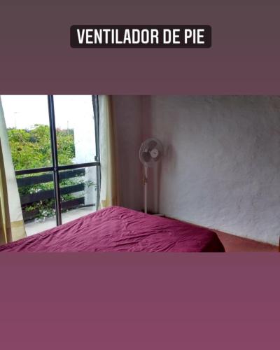 Ένα ή περισσότερα κρεβάτια σε δωμάτιο στο Complejo “El Límite”