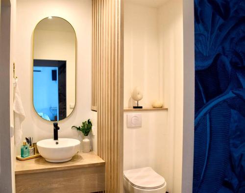 Koupelna v ubytování CASA FERDI 2, Logement entier avec piscine privée