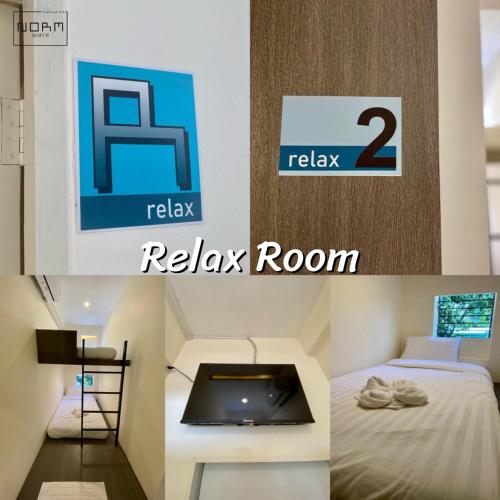Ένα ή περισσότερα κρεβάτια σε δωμάτιο στο Norm Space Hostel NST