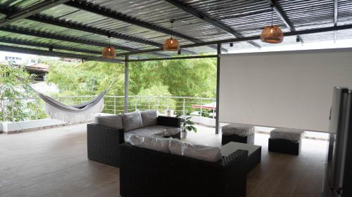 Posezení v ubytování exclusivo apartamento