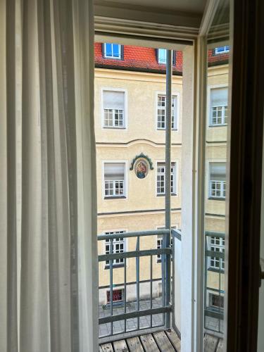 Uma varanda ou terraço em Hotel Prinz