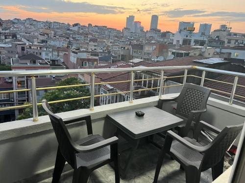 Balkón nebo terasa v ubytování Istanbul Suites Residance Super Lux 2+1/B