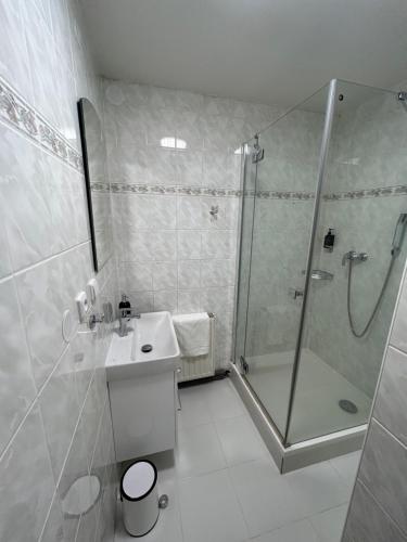 Ванная комната в Wellness penzion Marta