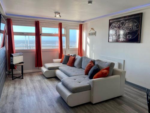 Χώρος καθιστικού στο Kennedy House by Blackpool Service Apartments
