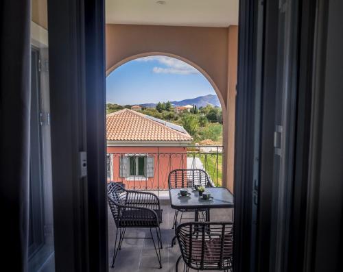 Balkoni atau teres di Villas Thalia