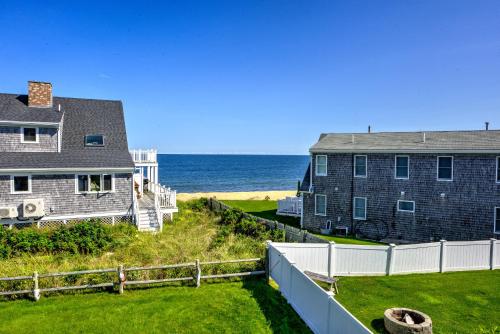 a view of the ocean from a house at 53 Freeman Avenue Sandwich - Cape Cod in Sandwich