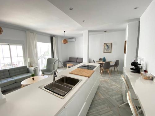 Ruang duduk di Apartamento en calle Ancha, en pleno centro