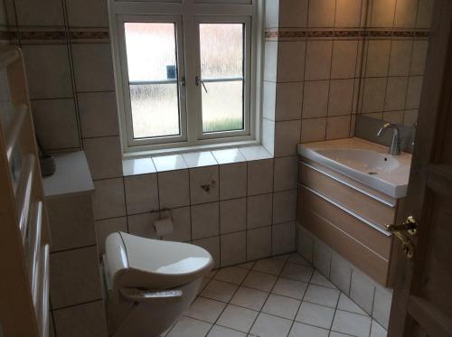 Phòng tắm tại Axelgaard Guest Rooms