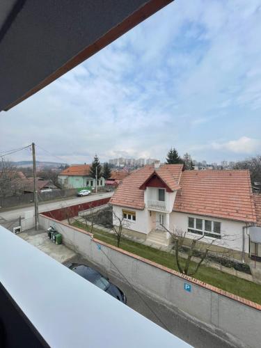 Μπαλκόνι ή βεράντα στο Jokai Apartments Nr8, code entry