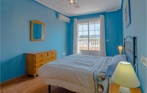 Katil atau katil-katil dalam bilik di Nice Apartment In Puente De Genave With Sauna