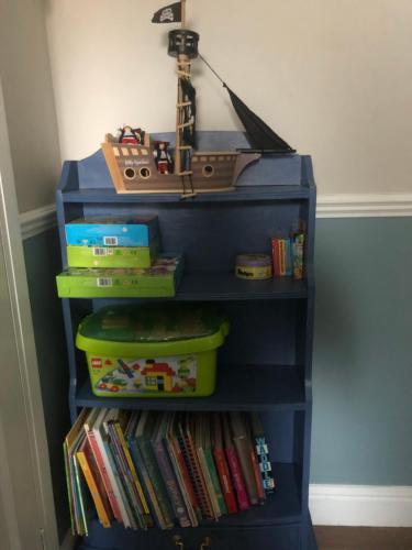 Knihovna v apartmánu