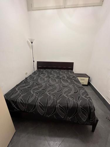 Un pat sau paturi într-o cameră la Casa Jancura Canneto