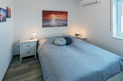 Postel nebo postele na pokoji v ubytování Backbord