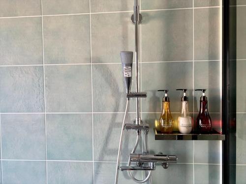 Salle de bains dans l'établissement CONDOMINIUM 紅-BIN-