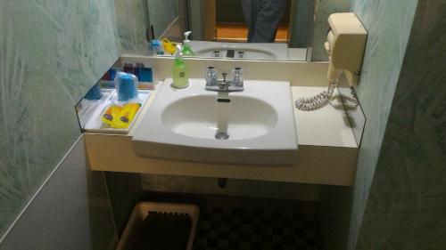Et badeværelse på Hotel Sekitei