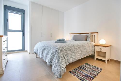 Posteľ alebo postele v izbe v ubytovaní Penthouse with stunning view and rooftop terrace