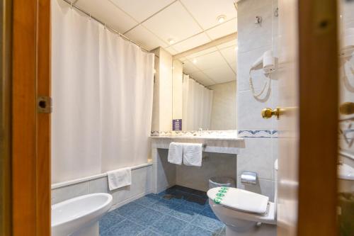 Koupelna v ubytování Hotel Ramblamar