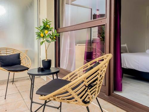 Maya Bay Studio équipé avec climatisation proche gare et centre