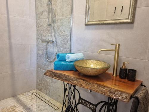 Koupelna v ubytování B&B Hoeve Ruimzicht