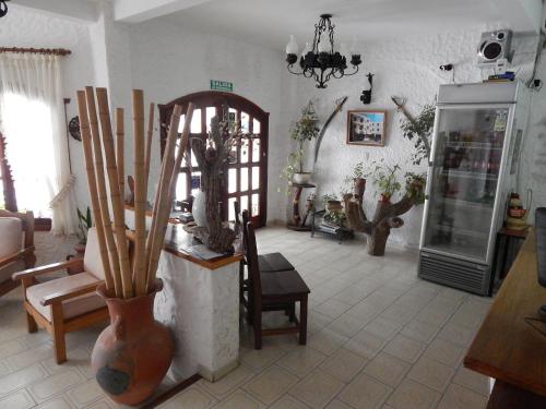 Χώρος καθιστικού στο Hotel Colonial