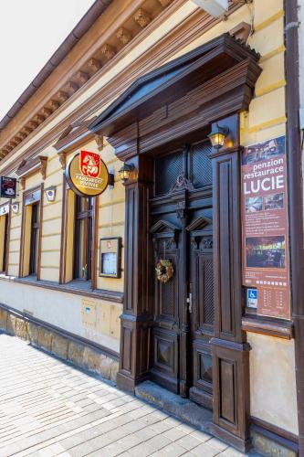 Exteriér nebo vchod ubytování Penzion Lucie