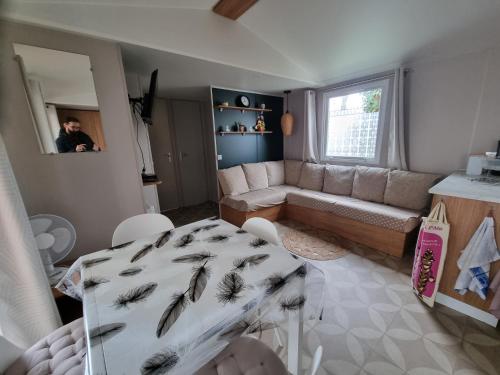 Posedenie v ubytovaní Très jolie Mobil home 3 chambres 418