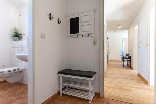 Ένα μπάνιο στο Dünenhus Appartement Dünenhus