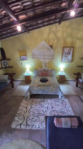 Postel nebo postele na pokoji v ubytování Espaço Vaidya Ayurveda Pousada